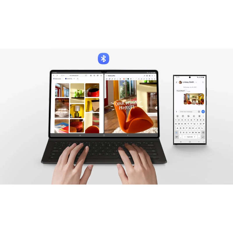 Samsung Book Cover Keyboard-AI Key Galaxy Tab S10 Ultra | S10 Ultra 5G | S9 Ultra | S9 Ultra 5G EF-DX925